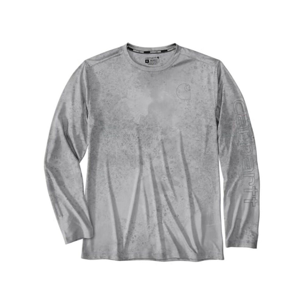 Carhartt Men's Force Sun Defender Lightweight Long-Sleeve Print T-Shirt c7